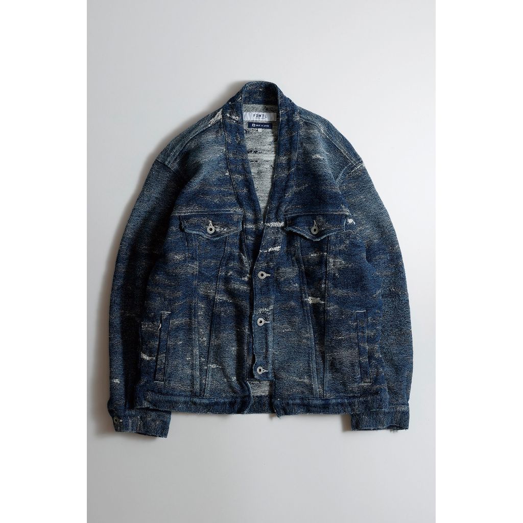 FDMTL DENIM HAORI JACKET 5YR WASH