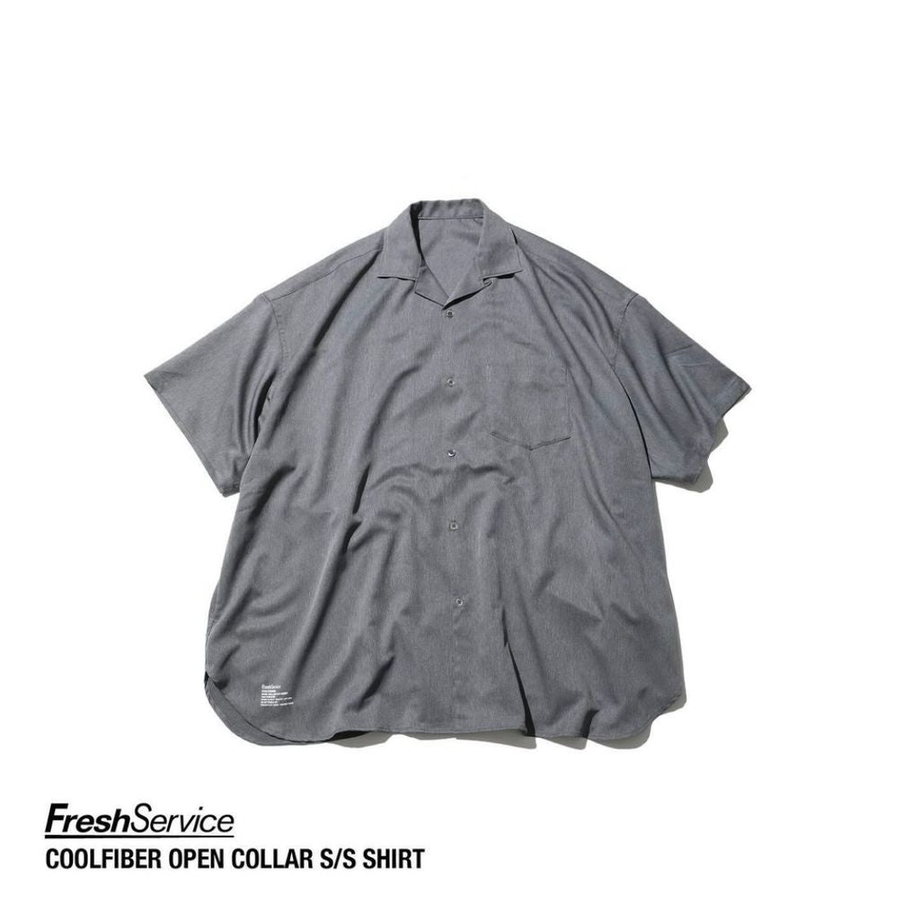 FreshService "COOLFIBER OPEN COLLAR S/S SHIRT"