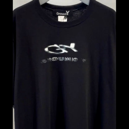 Ground Y Ground Y LOGO TYPE-A GRAPHIC PRINT STANDARD T-SHIRT
