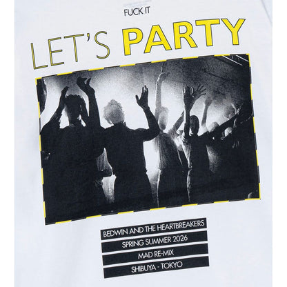 BEDWIN & THE HEARTBREAKERS L/S PRINTED TEE "Lets Party"