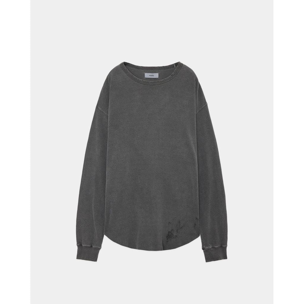 MARKA  30/1 ORGANIC COTTON WAFFLE WAFFLE CREW NECK