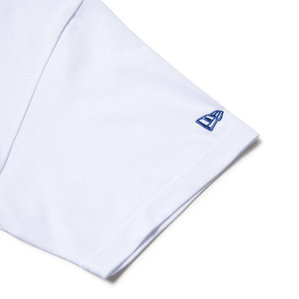 NEW ERA  半袖 コットン Tシャツ MLB Upside Down ロサンゼルス・ドジャース ホワイト レギュラーフィット