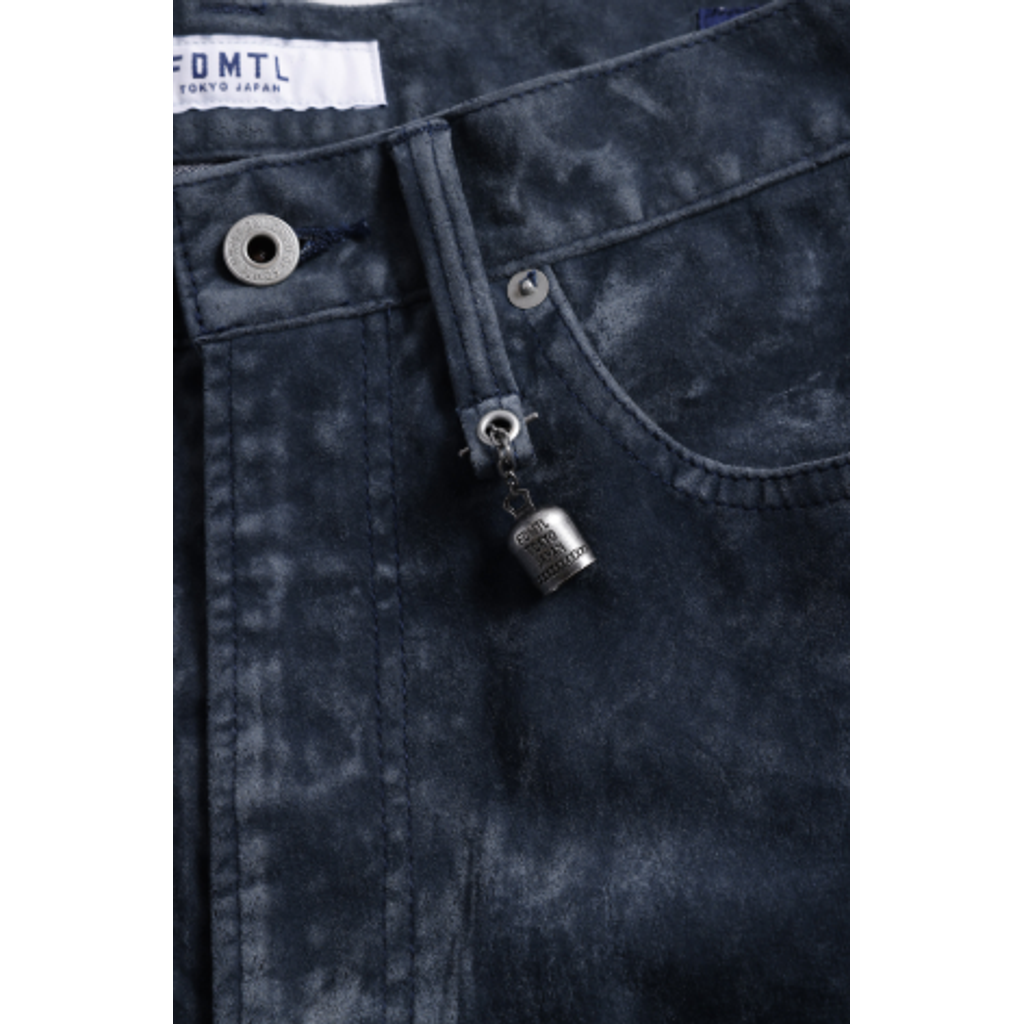 FDMTL FA26PN54R  FLOCK LEATHER HAKAMA PANTS RINSE