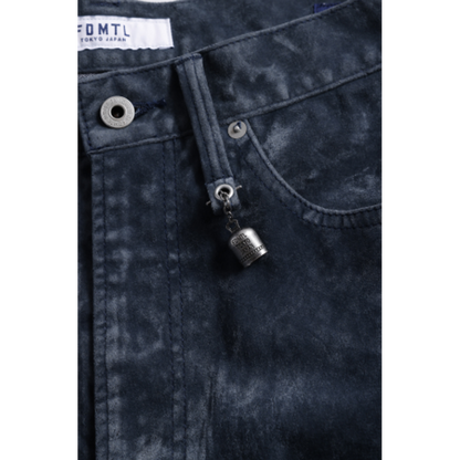 FDMTL FA26PN54R  FLOCK LEATHER HAKAMA PANTS RINSE