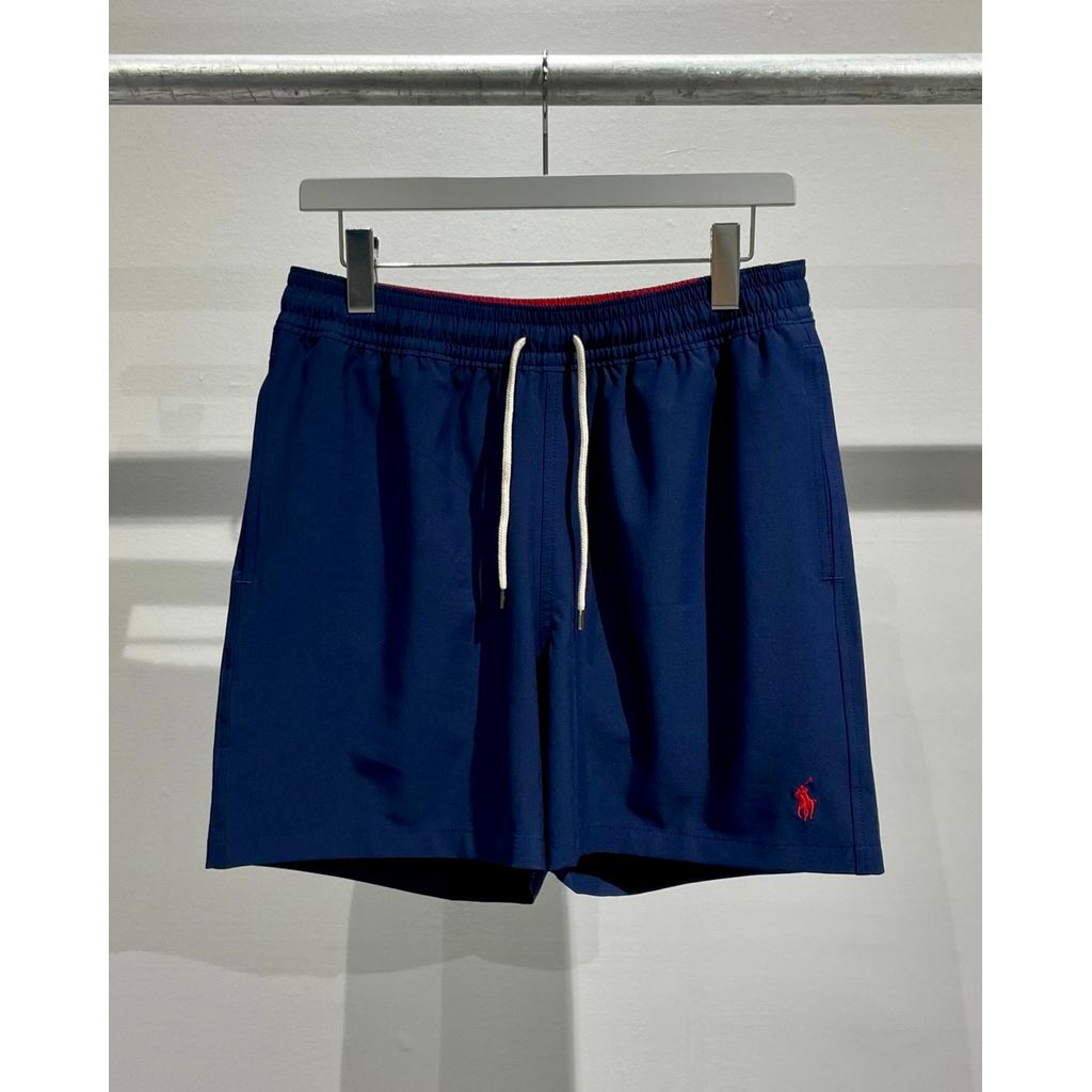 POLO RALPH LAUREN 5.5インチ トラベラー スイム トランク NAVY