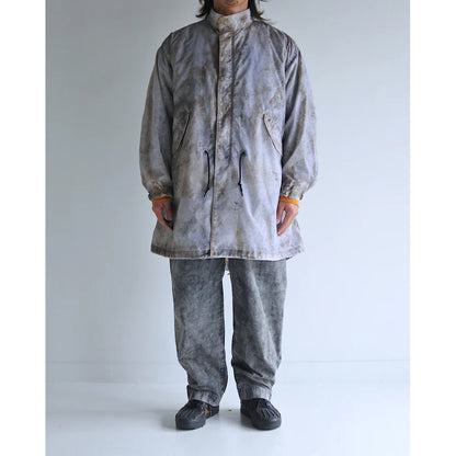 ANACHRONORM  DIRTPAINT NYLON MODS COAT WHITE