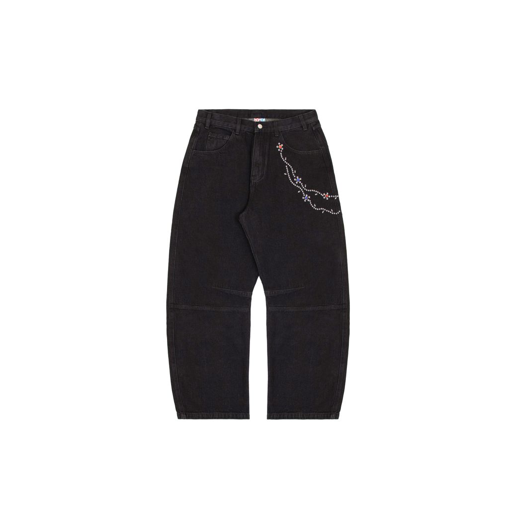 VANDY THE PINK Cotton Twill Stud Pants