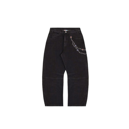 VANDY THE PINK Cotton Twill Stud Pants