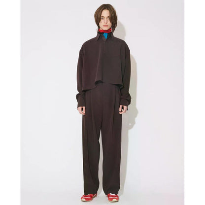 beautiful people triacetate double cloth tailcoat shirt
