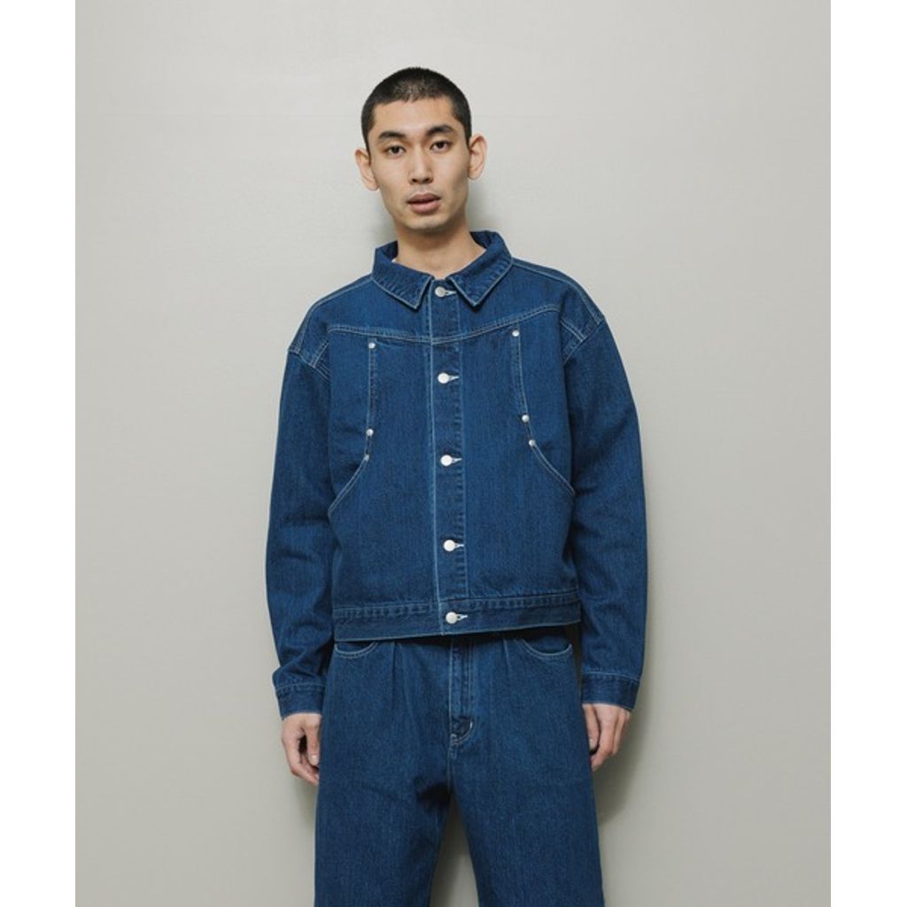 BAL CARB POCKET WASHED DENIM JACKET