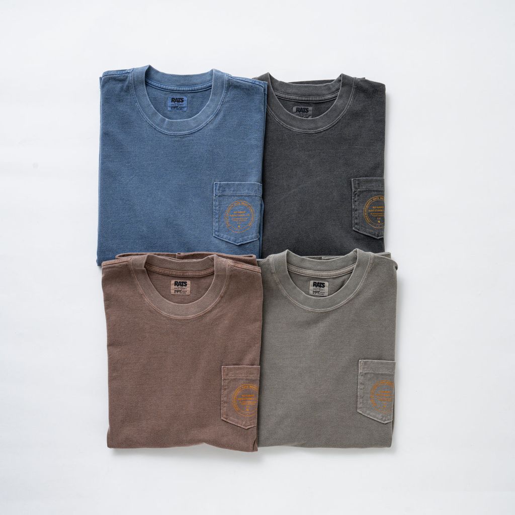 RATS PIGMENT DYED POCKET TEE