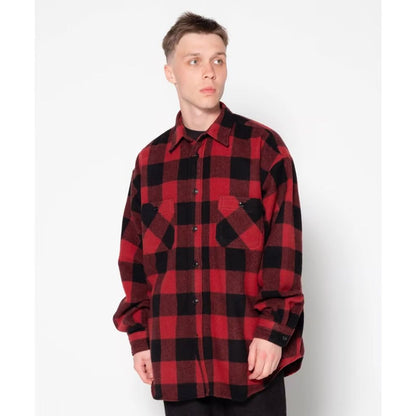 BEDWIN & THE HEARTBREAKERS L/S BUFFLAO CHECK BIG SHIRT "BILLY"