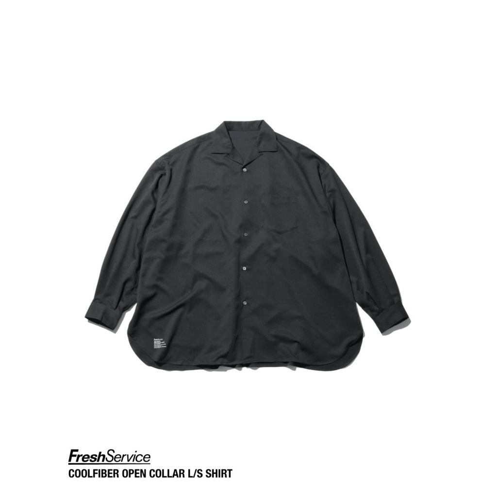 FreshService  "COOLFIBER OPEN COLLAR L/S SHIRT"