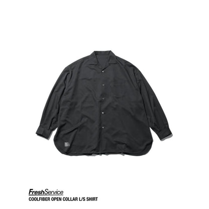 FreshService  "COOLFIBER OPEN COLLAR L/S SHIRT"