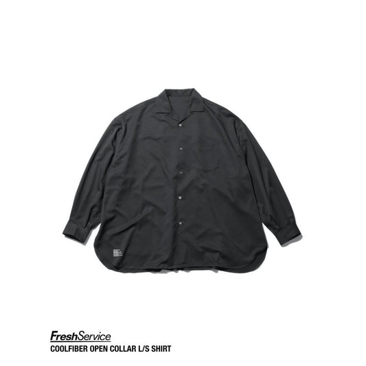 FreshService  "COOLFIBER OPEN COLLAR L/S SHIRT"