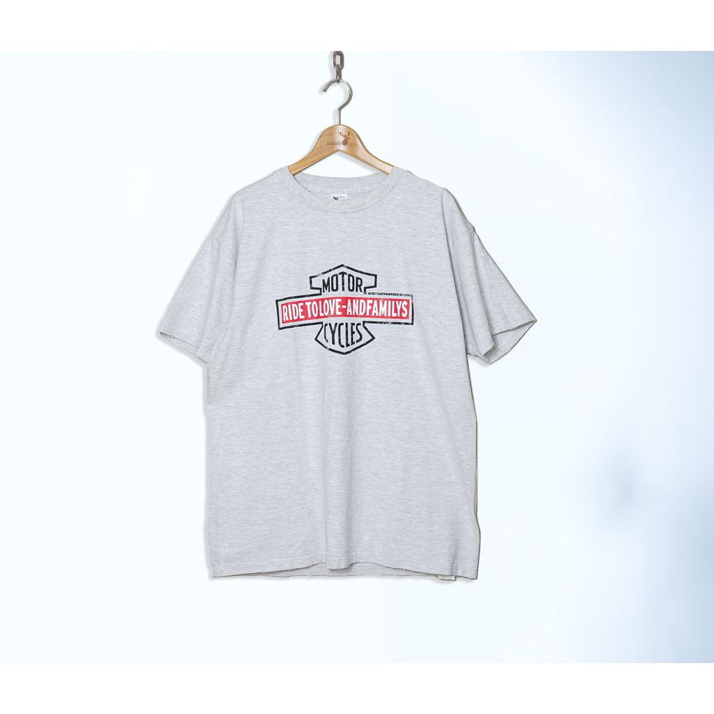 ANDFAMILYS DAMAGE BIG TEE - MOTORCYCLE -