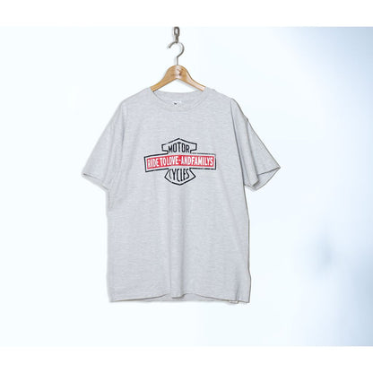 ANDFAMILYS DAMAGE BIG TEE - MOTORCYCLE -