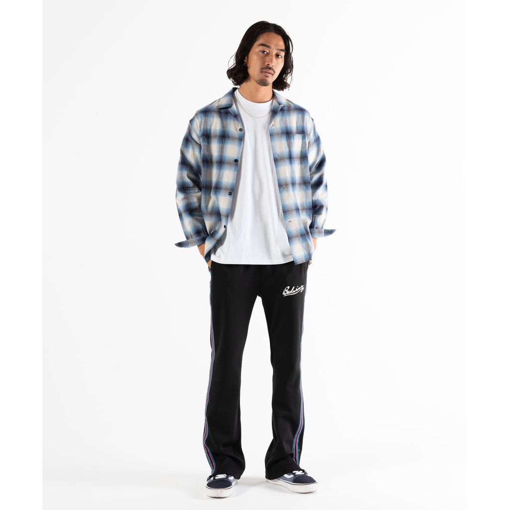 BEDWIN & THE HEARTBREAKERS FIVE BROTHER Ex. L/S CHECK SHIRT "VIN"