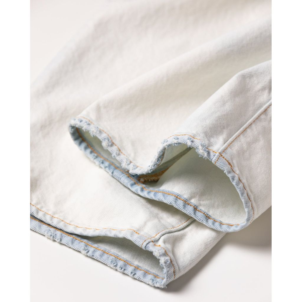 ANACHRONORM  AN286 BLEACH DESIGN 80's WIDE DENIM PANTS INDIGO