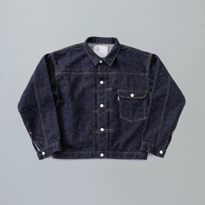 New Manual #001 T-BACK DENIM JACKET ONE-WASHED