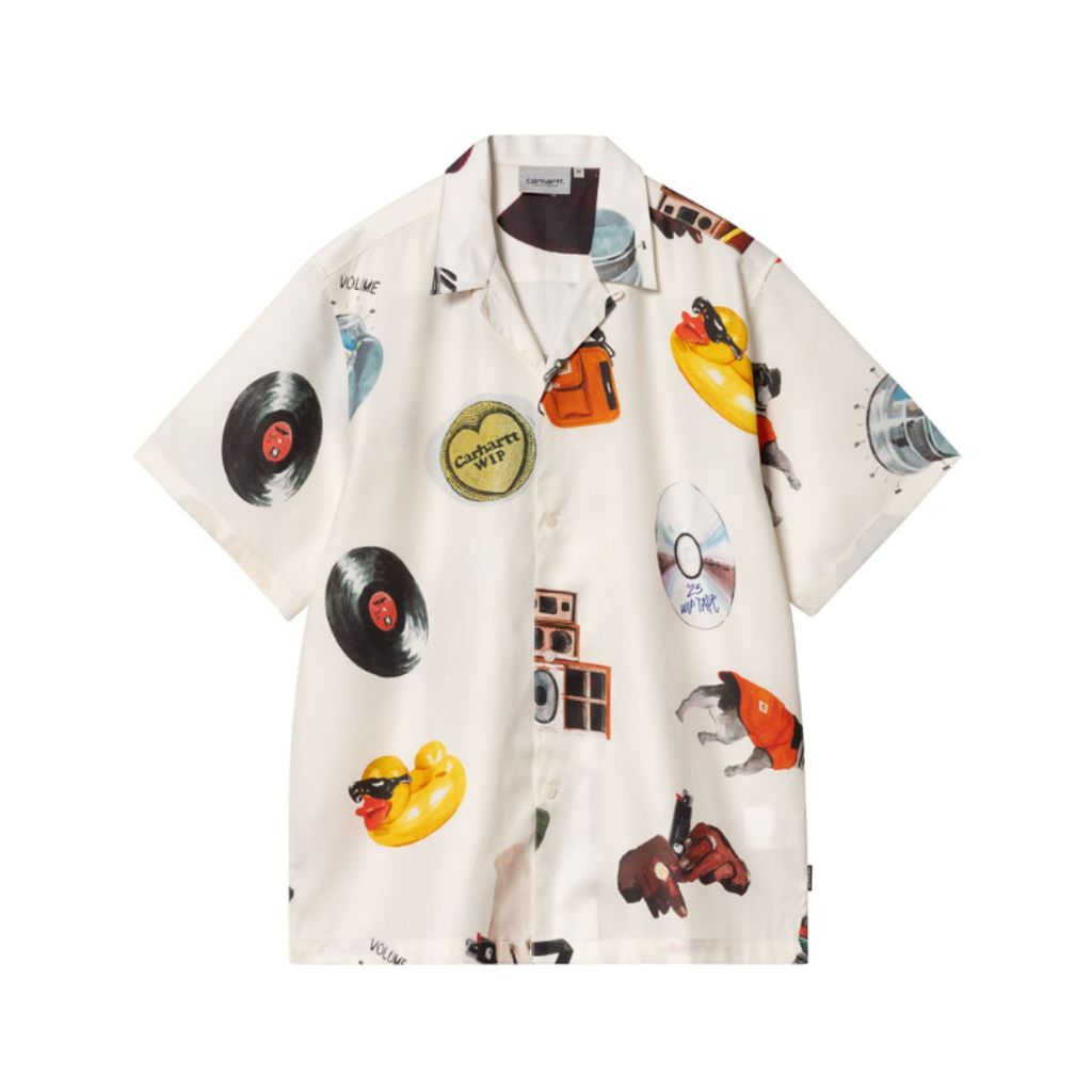 CARHARTT WIP  S/S Jacob Rochester Print Shirt