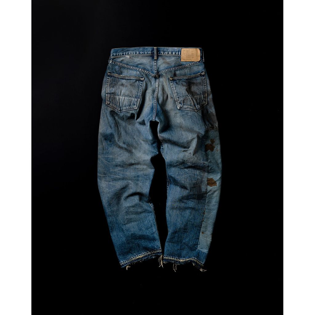 ANACHRONORM  AN291 HARD REMAKED REGULAR TAPERED 5P PANTS INDIGO