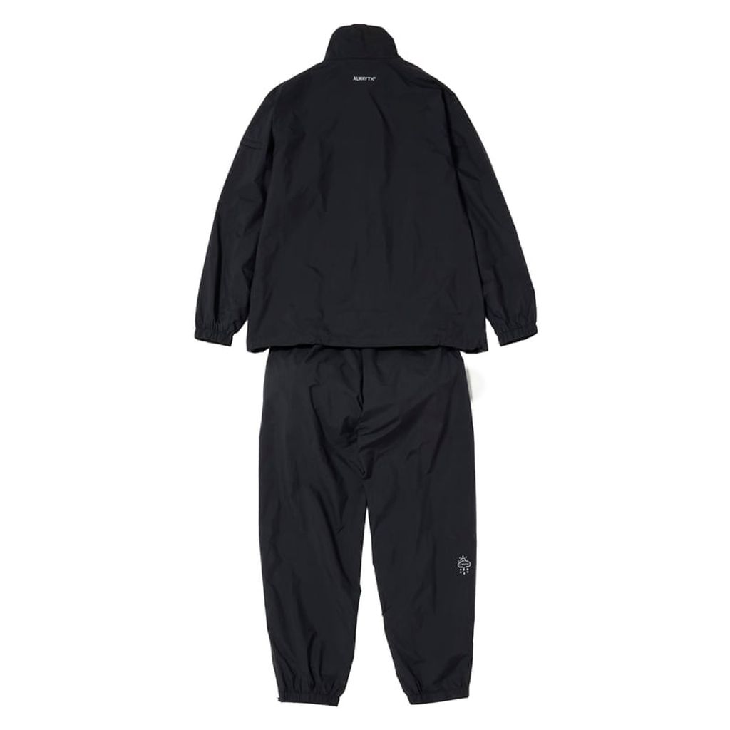 ALWAYTH / TRAINING JACKET ＆ PANTS SET / REFLECT PRINTED / BLACK
