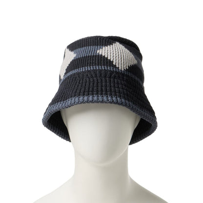 NEW ERA ニットバケット ダイヤモンド ブラック グラファイト  14667671