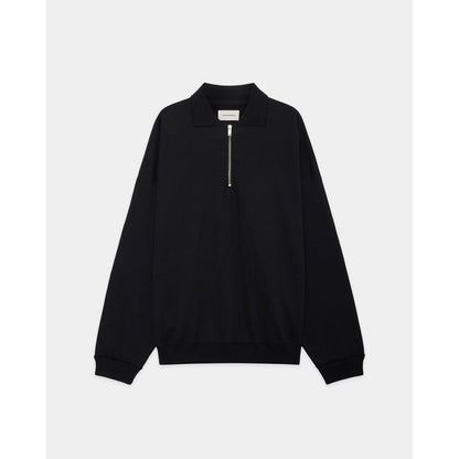 MARKAWARE Organic Cotton Heavy Fleece Half Zip Polo Huge Sweat