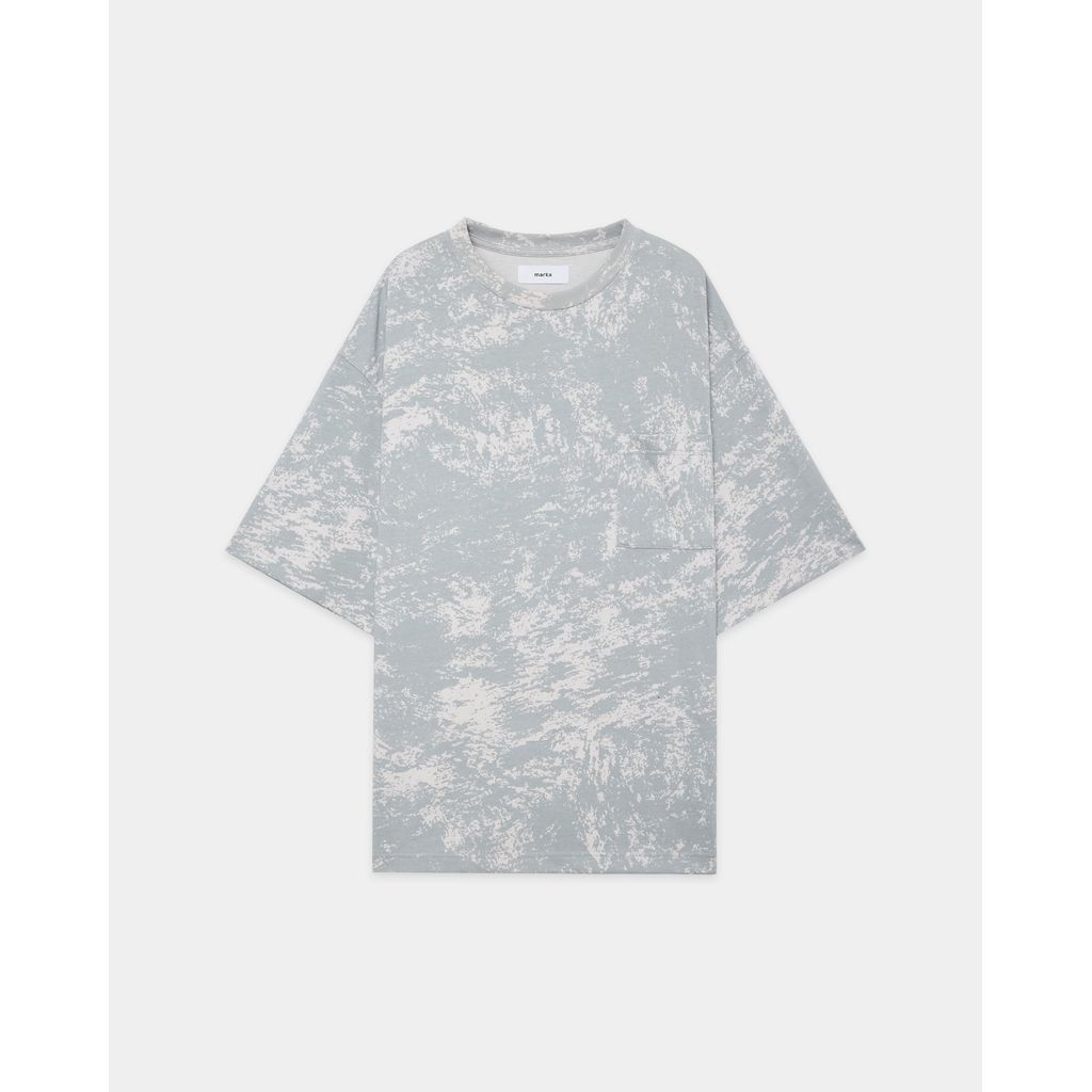 MARKA 20//1 RECYCLE SUVIN ORGANIC COTTON KNIT LOOSE FIT POCKET TEE