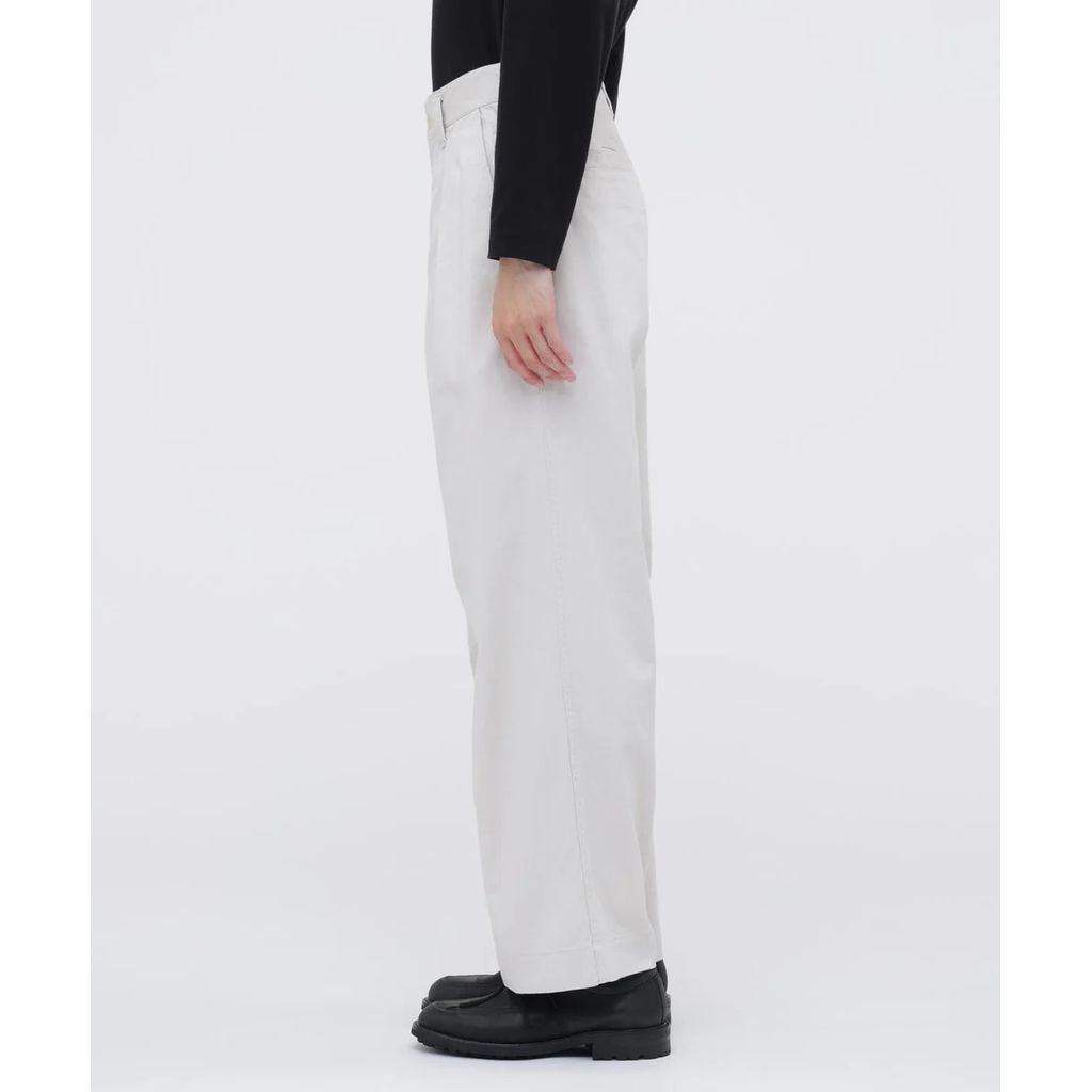 MHL. ORGANIC COTTON CHINO TWILL TROUSERS