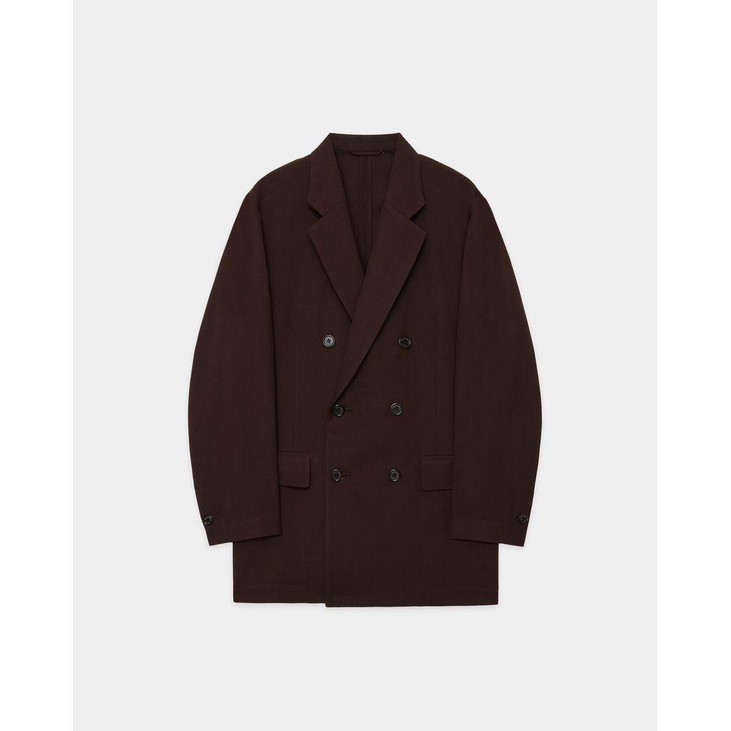 MARKAWARE  Organic Wool Survival Cloth Double Breasted Comfort Jacket