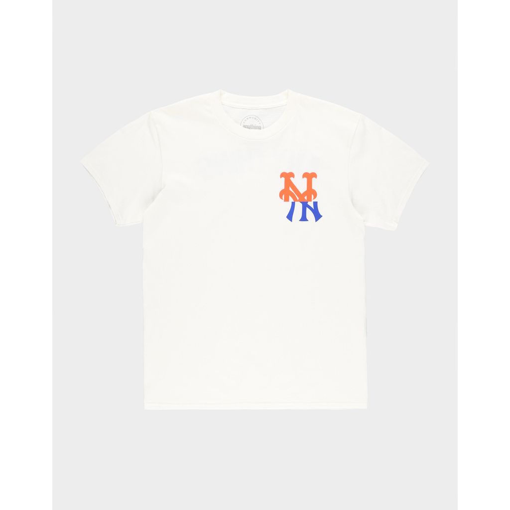 aNYthing Mets Logo T-Shirt - White