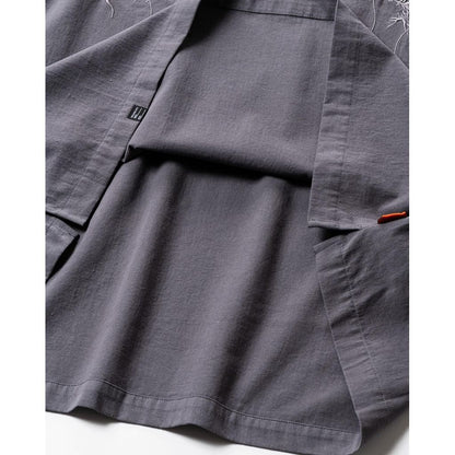 TIGHTBOOTH FLANNEL SKIPPER SHIRT - TIGHTBOOTH x DELUXE