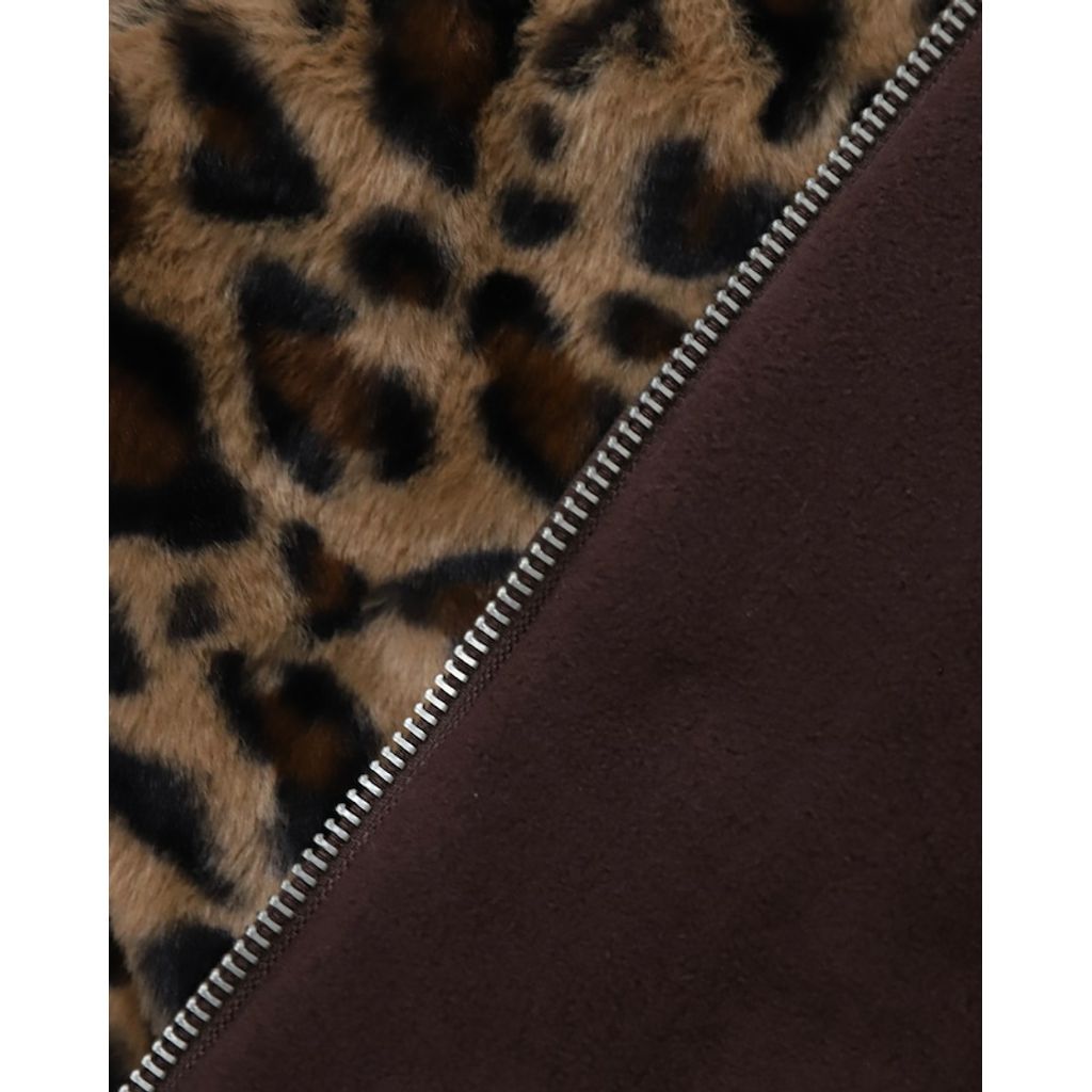 AMBERGLEAM Leopard Reversible Vest