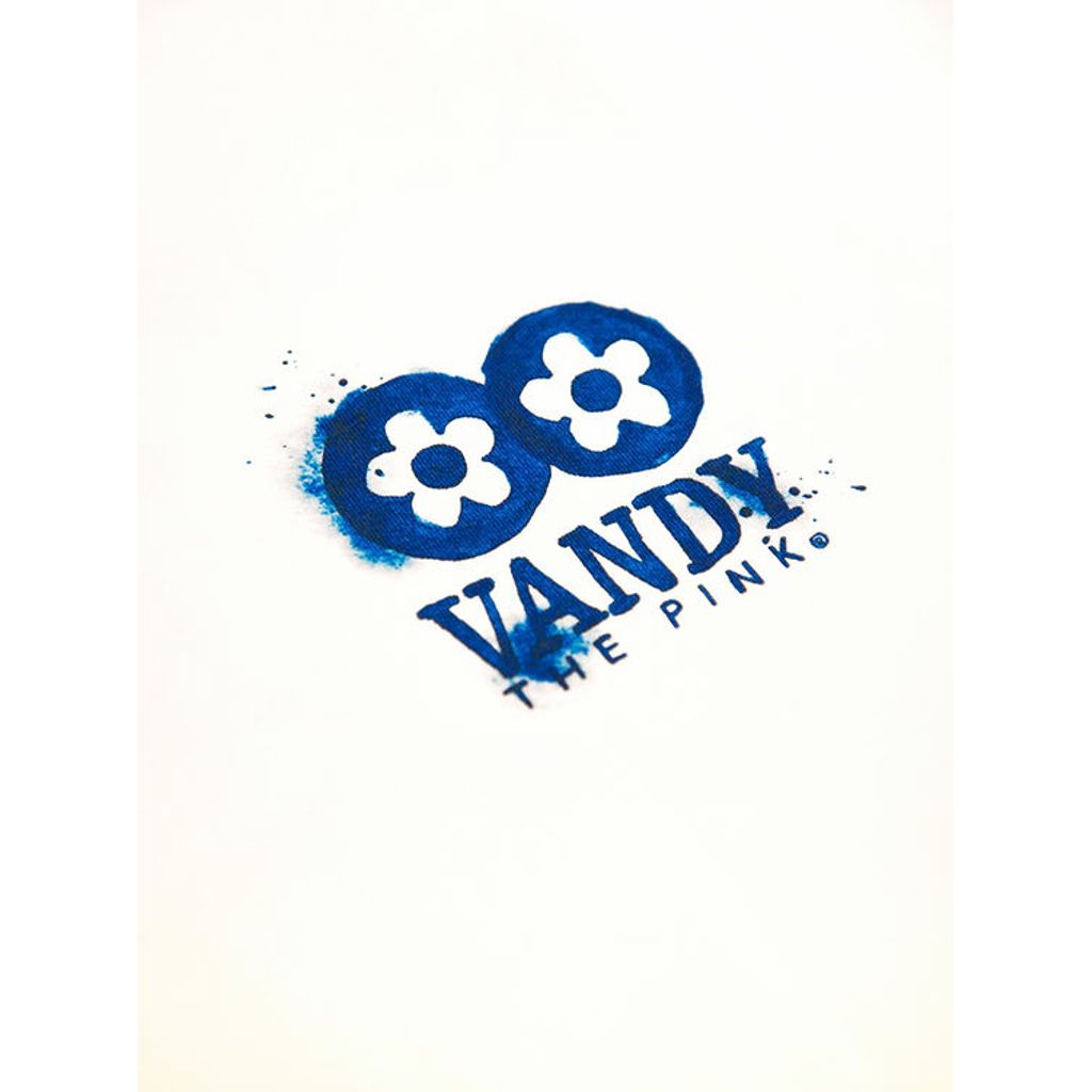 VANDY THE PINK Classic Flower Logo Water Paint Tee
