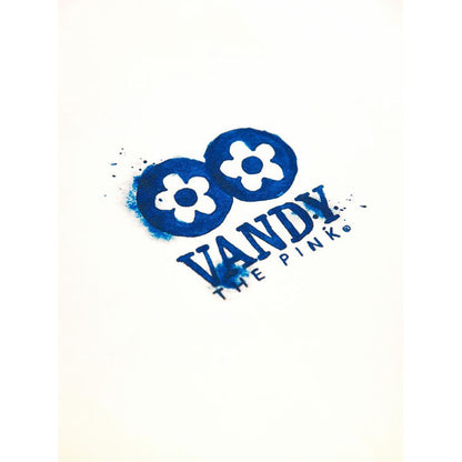 VANDY THE PINK Classic Flower Logo Water Paint Tee