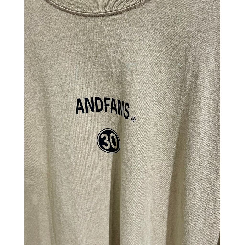ANDFAMILYS Pigment Dye Tee -Anniv 30-