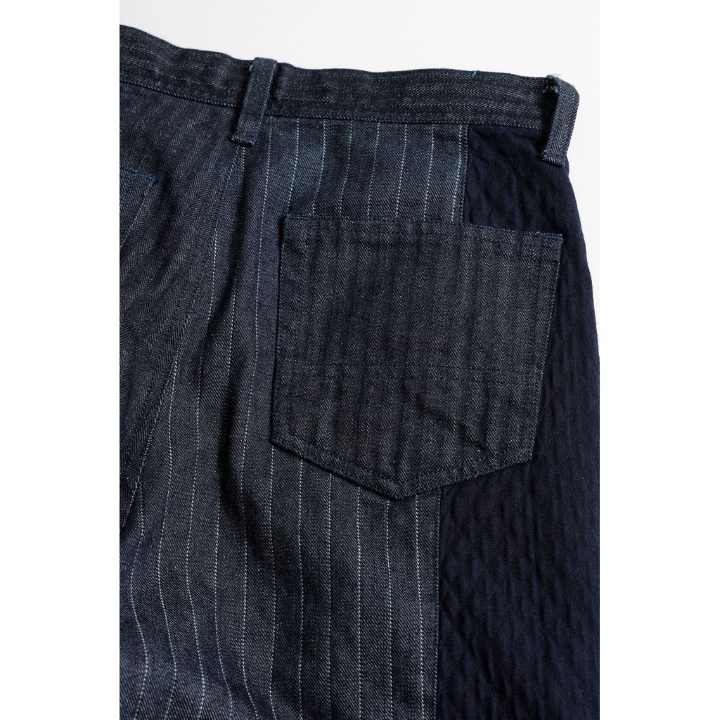 FDMTL PATCHWORK PANTS RINSE