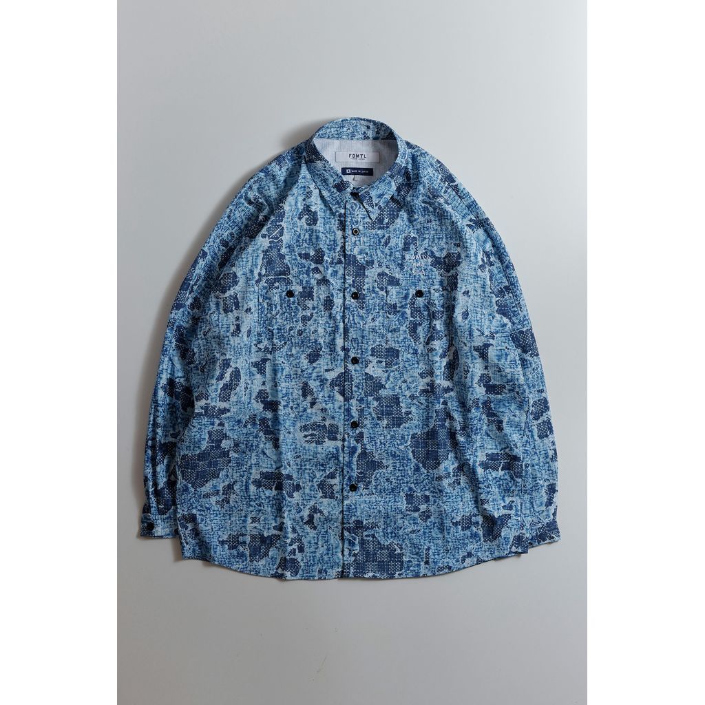 FDMTL X WIND AND SEA Printed Boro SHIRTS