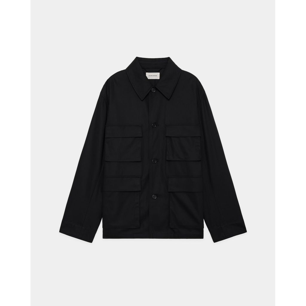 MARKAWARE ORGANIC COTTON VOILE YARN TWILL 4POCKETS JACKET
