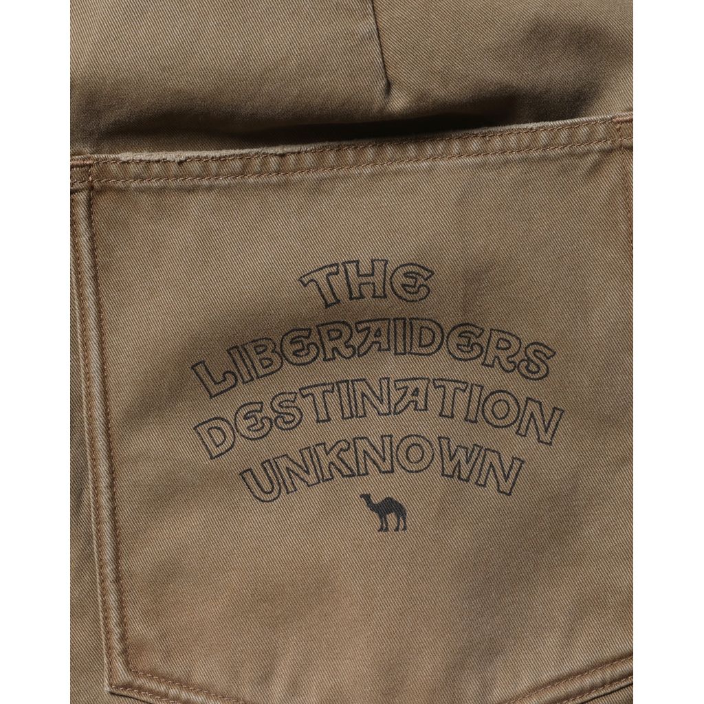 Liberaiders HANDWRITING PRINT CHINO SARROUEL PANTS