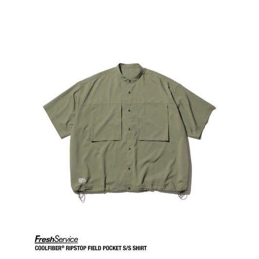 FreshService "COOLFIBER® RIPSTOP FIELD POCKET S/S SHIRT"