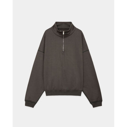 MARKAWARE  Organic Cotton Heavy Fleece Short Quarter Zip Pull Over