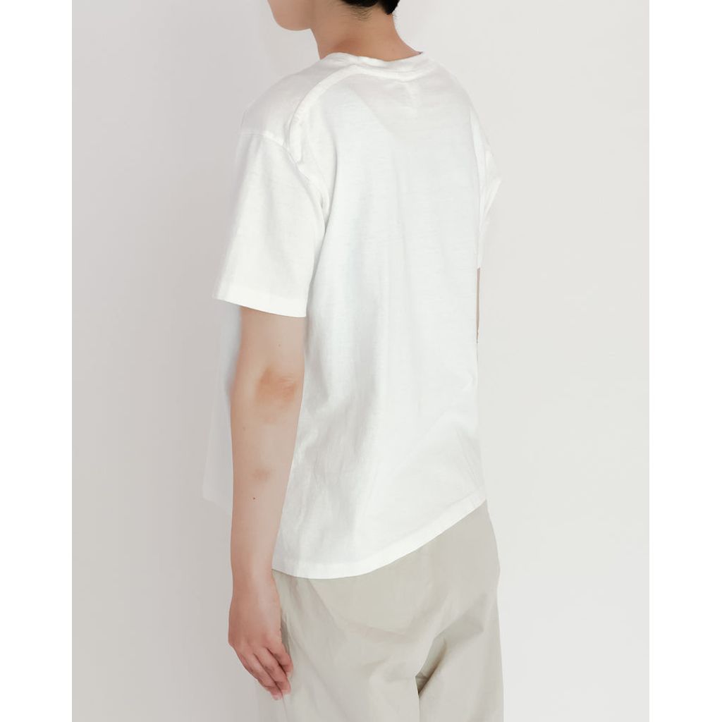 YAECA STOCK  Short Sleeve Tubular T-shirts With Pocket