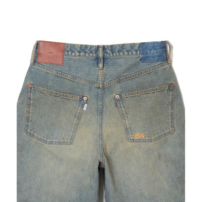 SUGARHILL  DAMAGED MODERN DENIM PANTS SHORTS