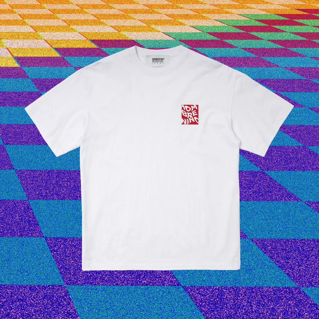 HOMBRENINO S/S PRINT TEE (SQUARE LOGO)