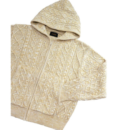 VOO F.Z.P MIX KNIT JACKET