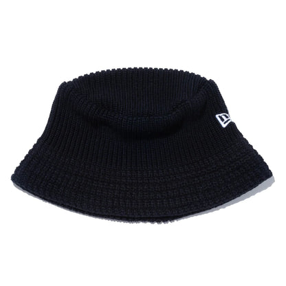 NEW ERA ニットバケット Knit Bucket ブラック × ホワイト