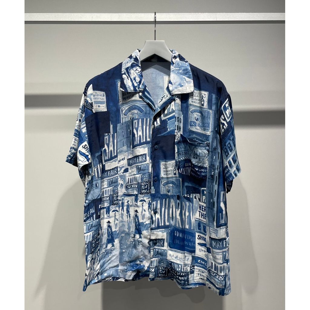 PORTER CLASSIC ALOHA SHIRT TIMES SQUARE – MAROON WEBSTORE